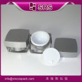 Grey Plastic Cosmetic Packaging Cream Jar And Square Face Cream Jar, 5ml 10ml 15ml 30ml 50ml 100ml Пластиковая акриловая банка 30ml